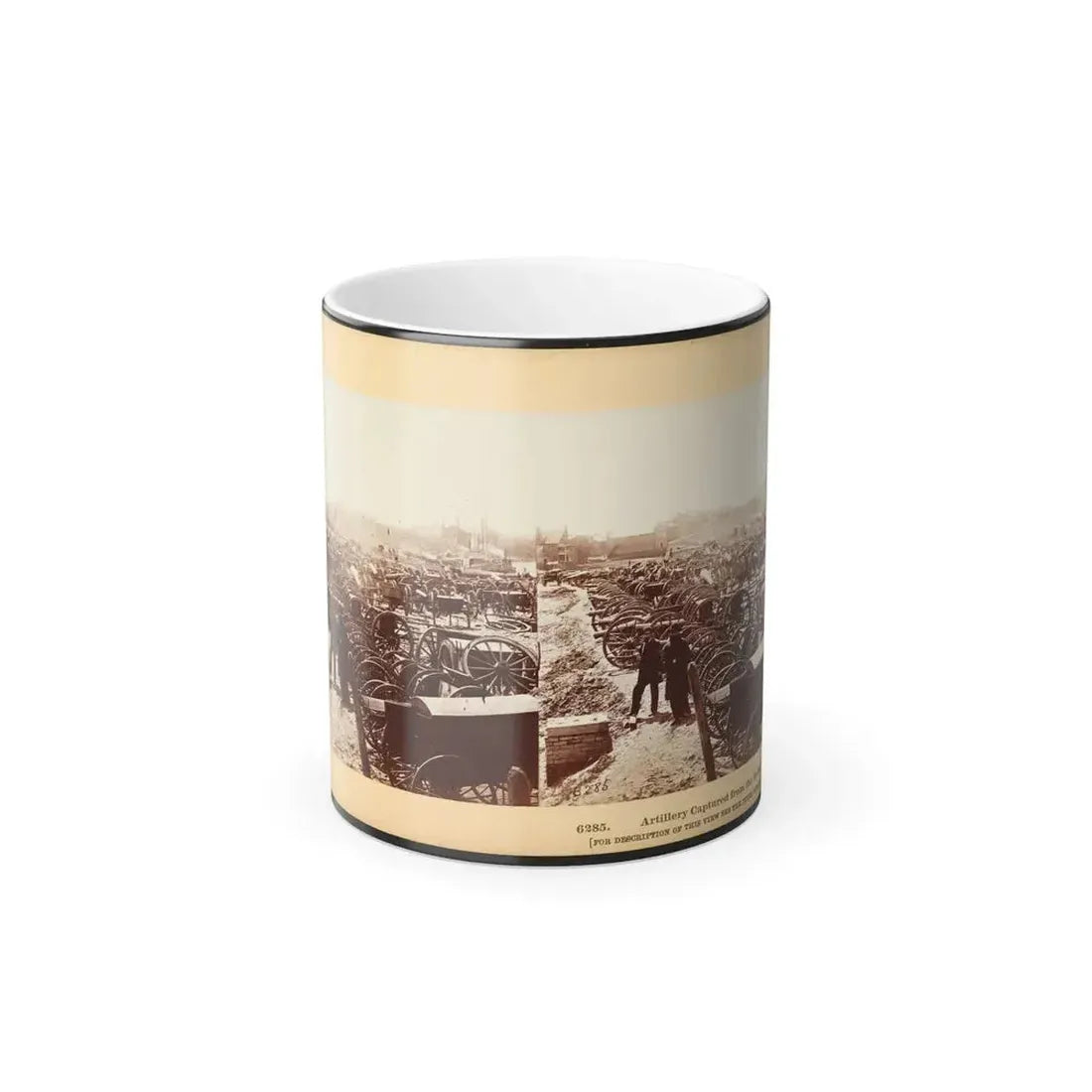 Artillery Captured From the Rebels 001 (U.S. Civil War) Color Changing Coffee Mug 11oz Default Title 11oz - Go Mug Yourself