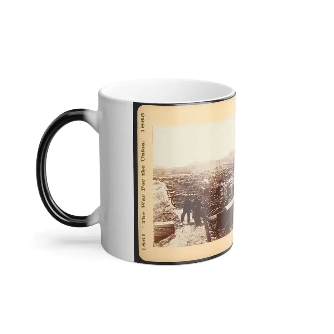 Artillery Captured From the Rebels 001 (U.S. Civil War) Color Changing Coffee Mug 11oz - Go Mug Yourself