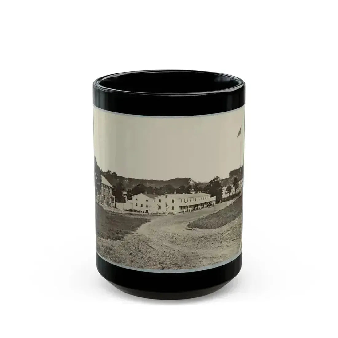 Artillery Depot, (Camp Barry) Near Washington, D.C. (U.S. Civil War) Black Coffee Mug 15oz - Go Mug Yourself