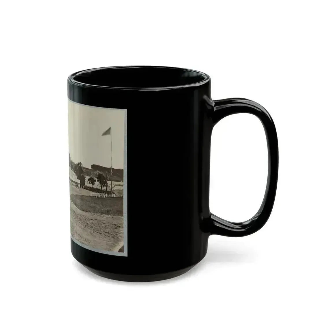 Artillery Depot, (Camp Barry) Near Washington, D.C. (U.S. Civil War) Black Coffee Mug - Go Mug Yourself