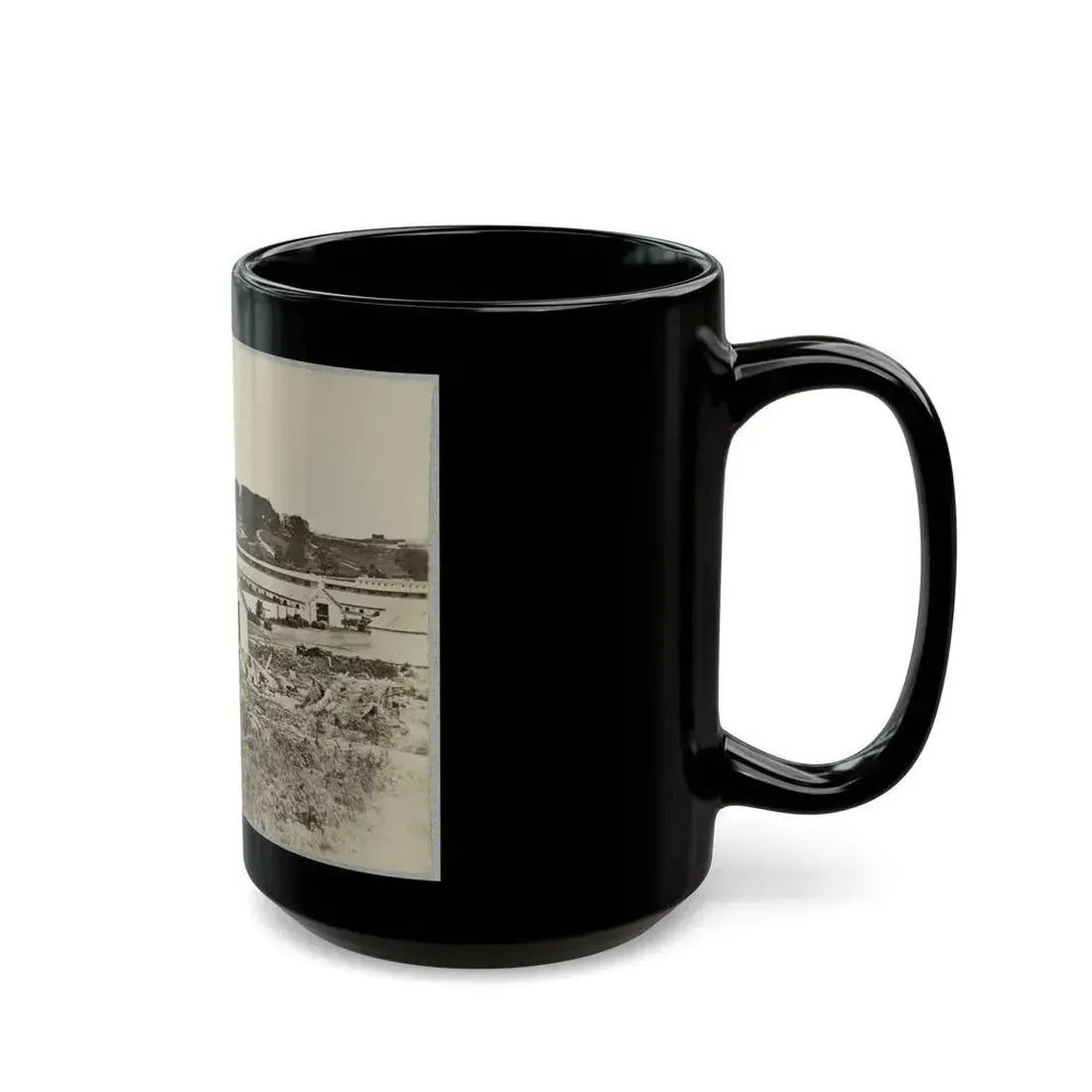 Artillery Depot (Camp Barry) Near Washington, D.C. (U.S. Civil War) Black Coffee Mug - Go Mug Yourself