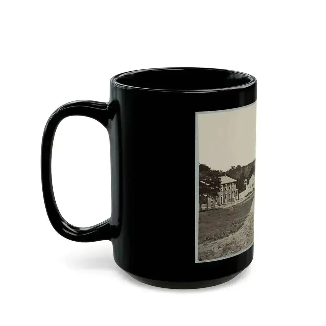 Artillery Depot, (Camp Barry) Near Washington, D.C. (U.S. Civil War) Black Coffee Mug - Go Mug Yourself