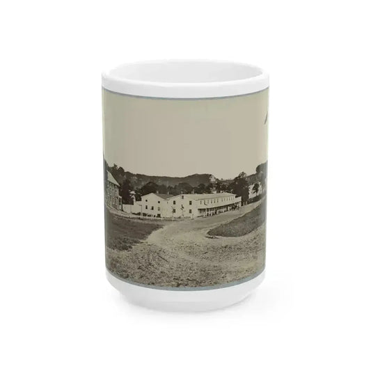 Artillery Depot, (Camp Barry) Near Washington, D.C. (U.S. Civil War) White Coffee Mug 15oz - Go Mug Yourself