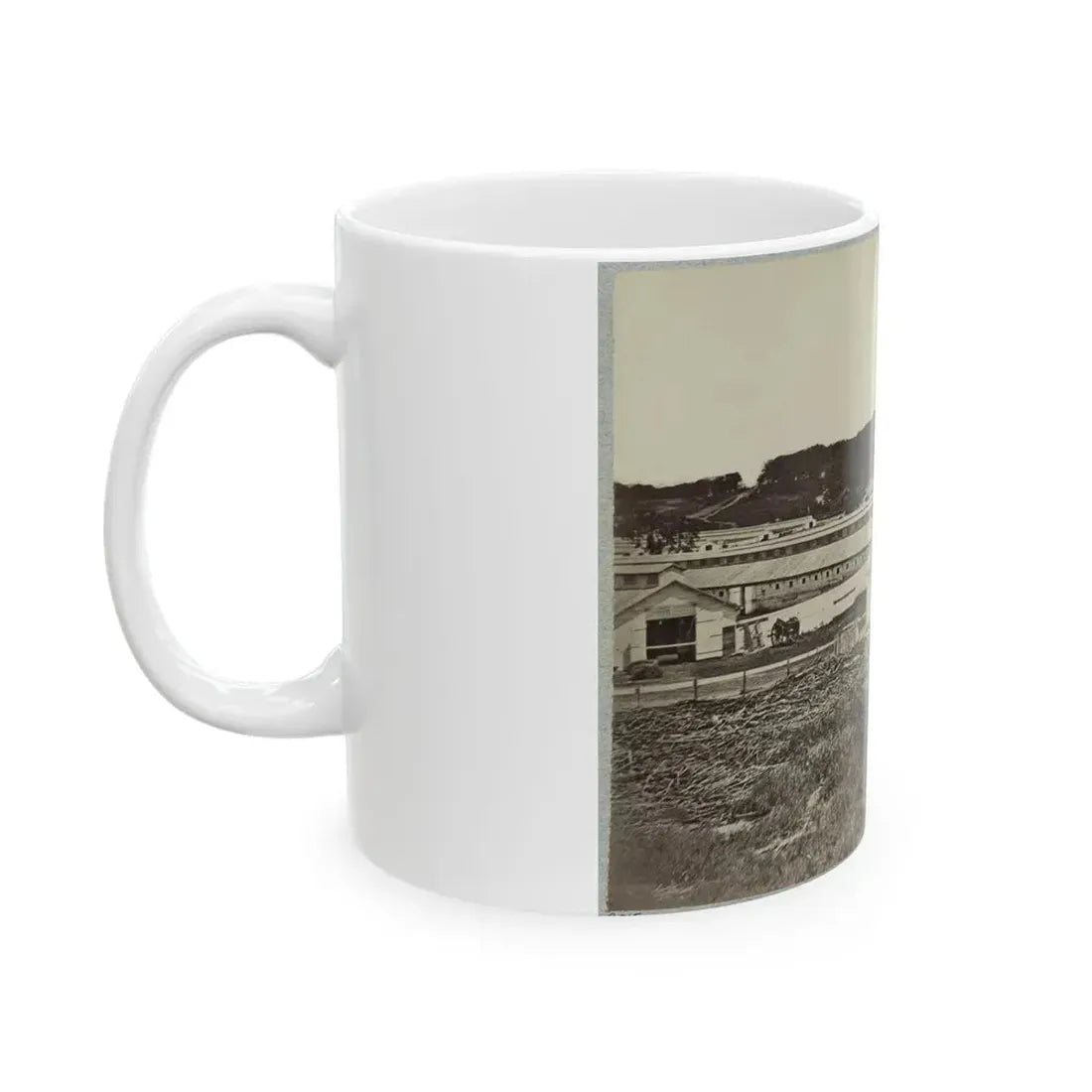 Artillery Depot (Camp Barry) Near Washington, D.C. (U.S. Civil War) White Coffee Mug - Go Mug Yourself
