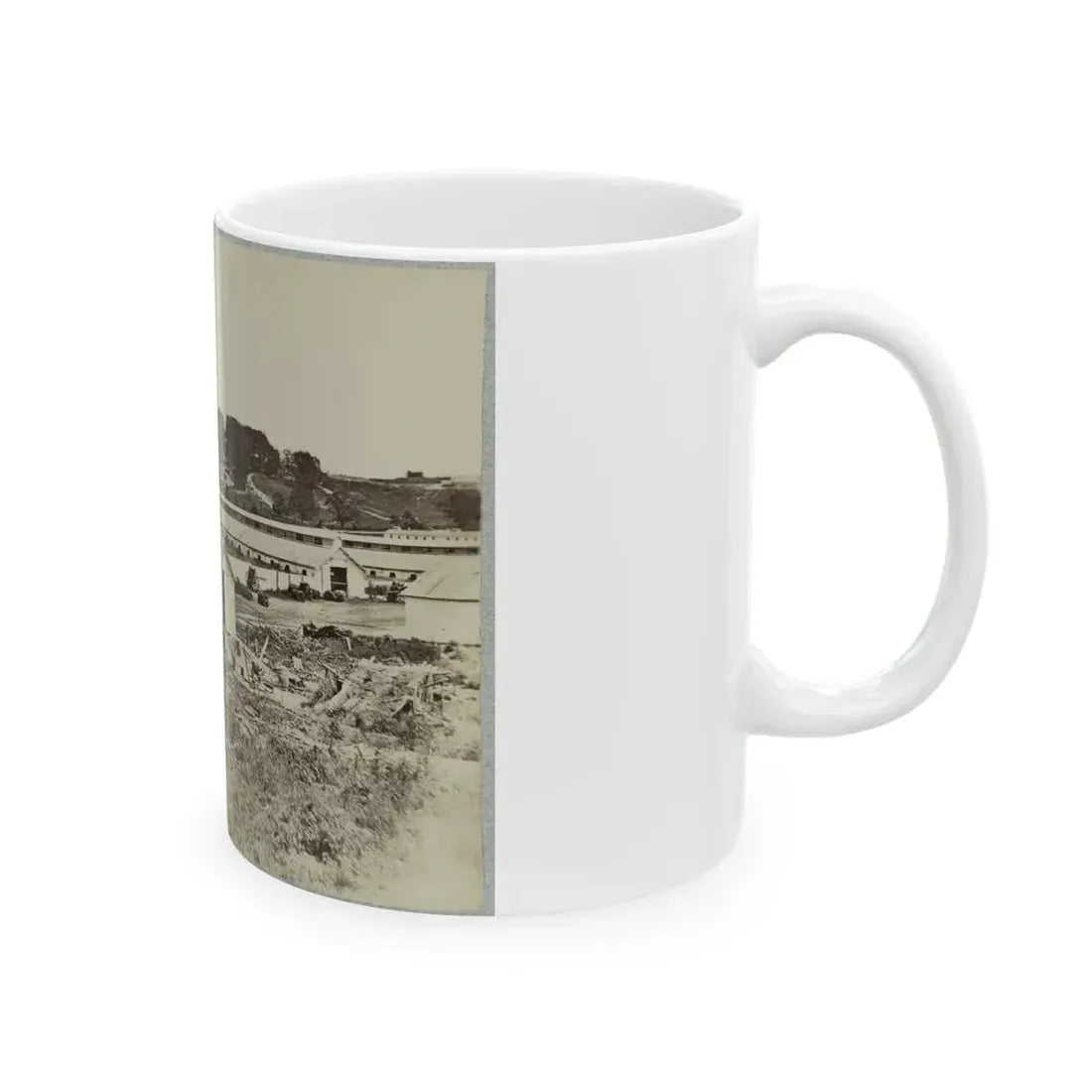 Artillery Depot (Camp Barry) Near Washington, D.C. (U.S. Civil War) White Coffee Mug - Go Mug Yourself