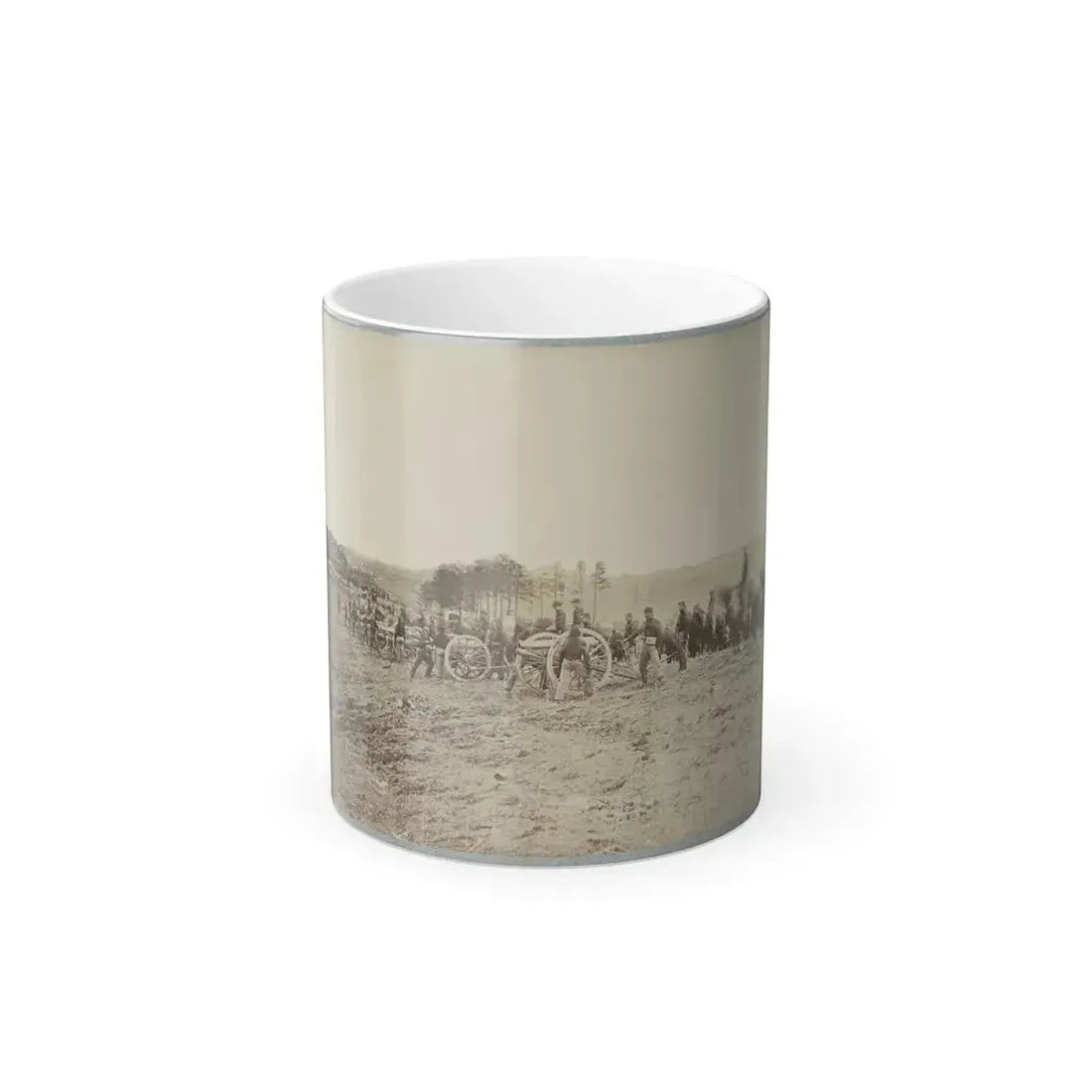Artillery Going Into Action on South Bank of Rappahannock, May 2, 1863 (U.S. Civil War) Color Changing Coffee Mug 11oz Default Title 11oz - Go Mug Yourself