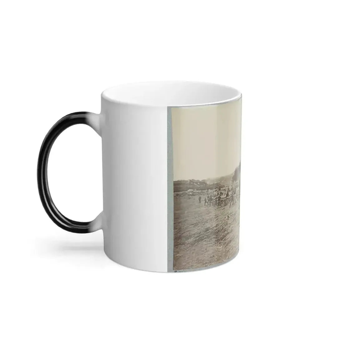 Artillery Going Into Action on South Bank of Rappahannock, May 2, 1863 (U.S. Civil War) Color Changing Coffee Mug 11oz - Go Mug Yourself