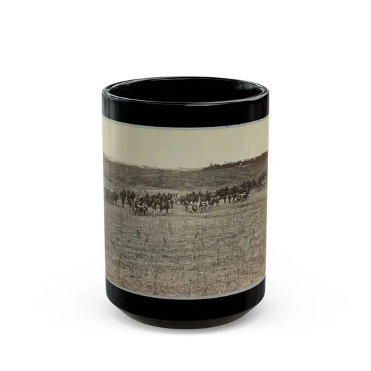 Artillery Going Into Action On South Bank Of Rappahannock River - June 4, 1863 (U.S. Civil War) Black Coffee Mug 15oz - Go Mug Yourself