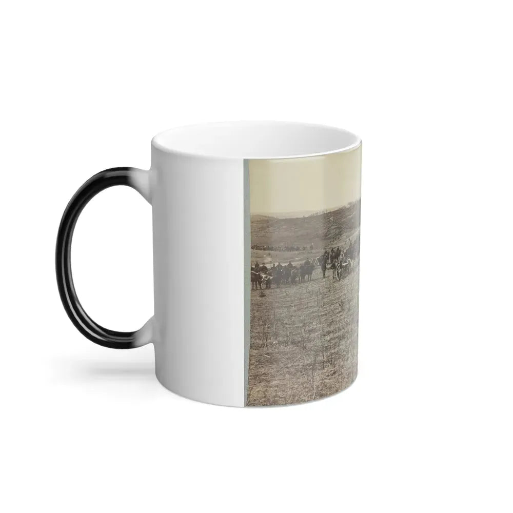 Artillery Going Into Action on South Bank of Rappahannock River - June 4, 1863 (U.S. Civil War) Color Changing Coffee Mug 11oz - Go Mug Yourself