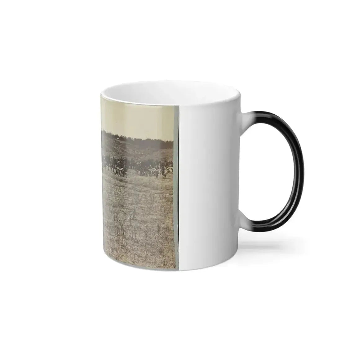 Artillery Going Into Action on South Bank of Rappahannock River - June 4, 1863 (U.S. Civil War) Color Changing Coffee Mug 11oz - Go Mug Yourself