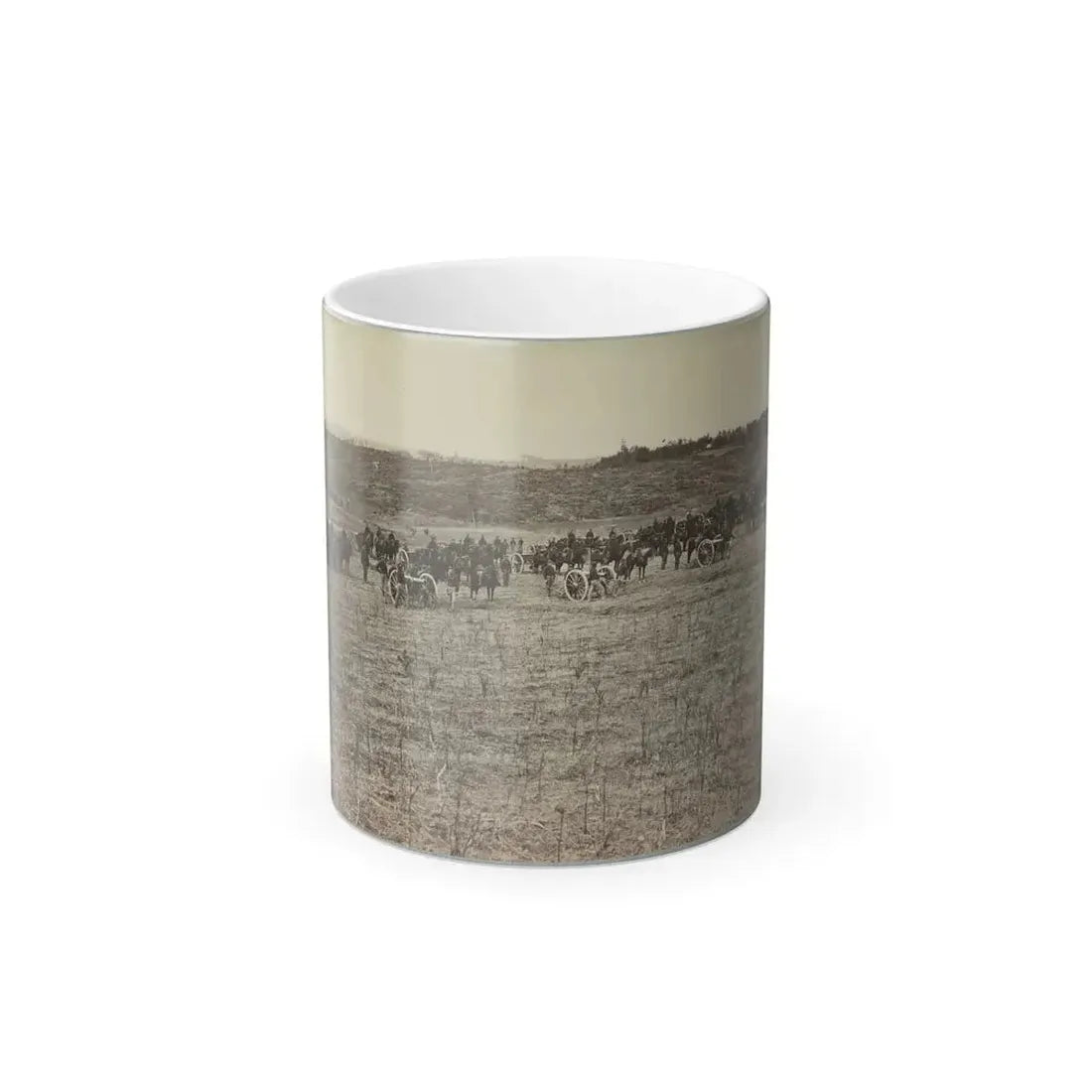 Artillery Going Into Action on South Bank of Rappahannock River - June 4, 1863 (U.S. Civil War) Color Changing Coffee Mug 11oz - Go Mug Yourself