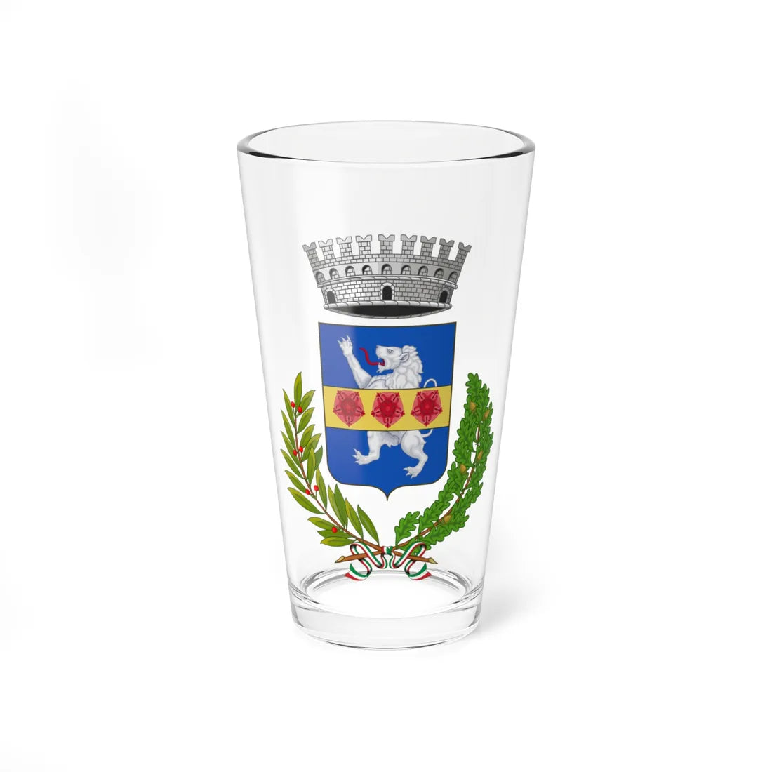 Arvier-Stemma (Italy) (Coat of Arms) Pint Glass 16oz 16oz - Go Mug Yourself