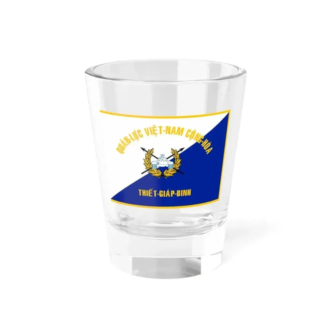 ARVN Armored Cavalry Regiment Flag (Vietnam) Shot Glass 1.5oz 1.5oz - Go Mug Yourself