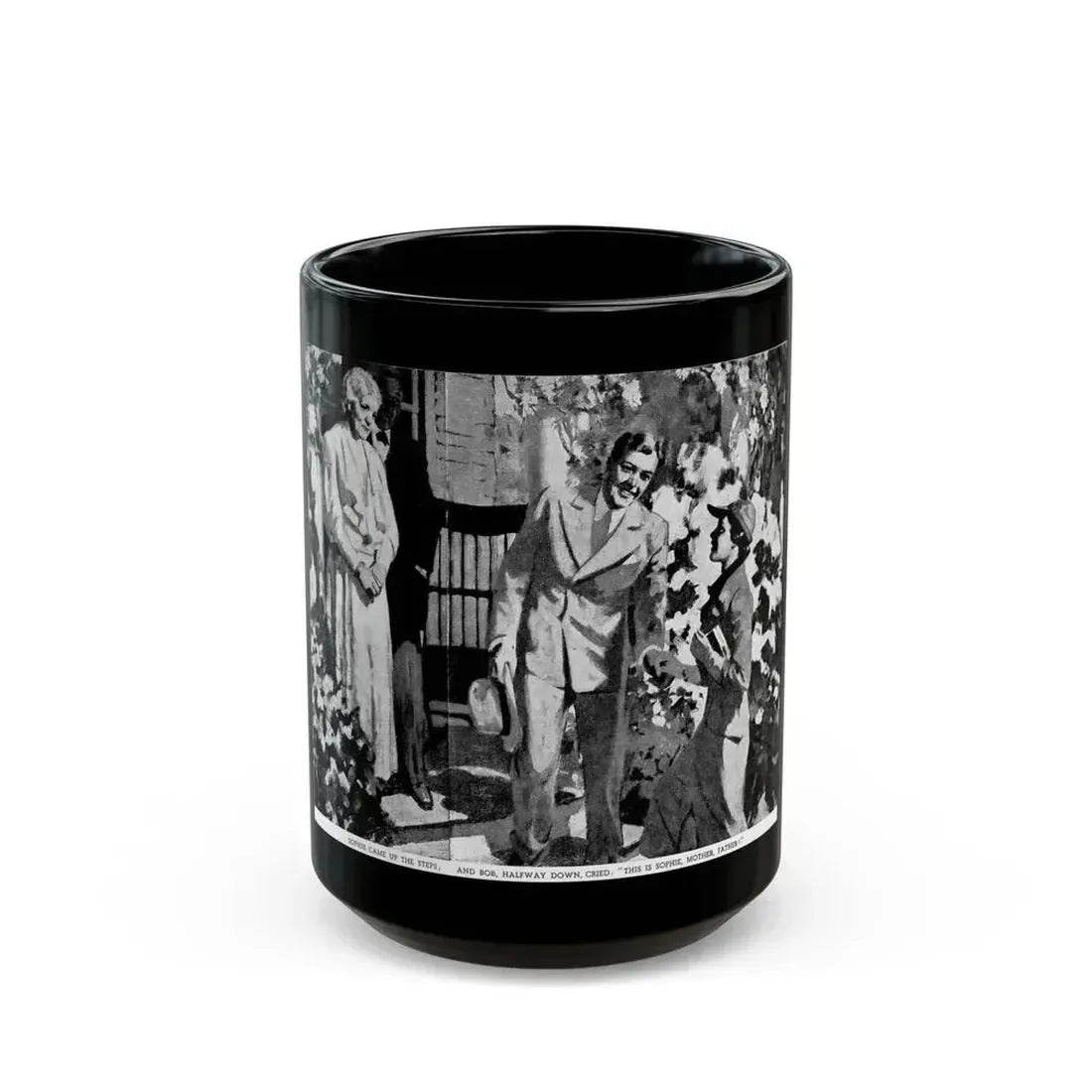 As Big A Fool, Liberty magazine, April 18, 1936 - Black Coffee Mug 15oz - Go Mug Yourself