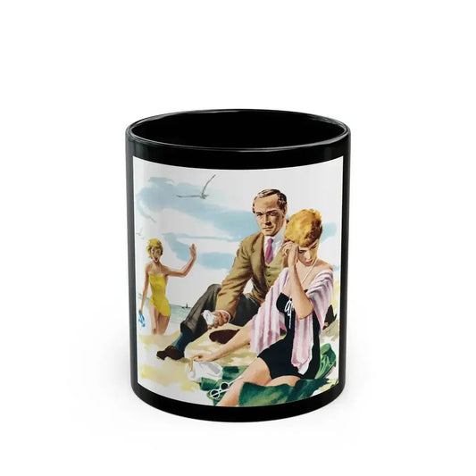 As Far As The Eye Can See by Penelope Mortimer, Homes And Gardens magazine, 1955 - Black Coffee Mug 11oz - Go Mug Yourself
