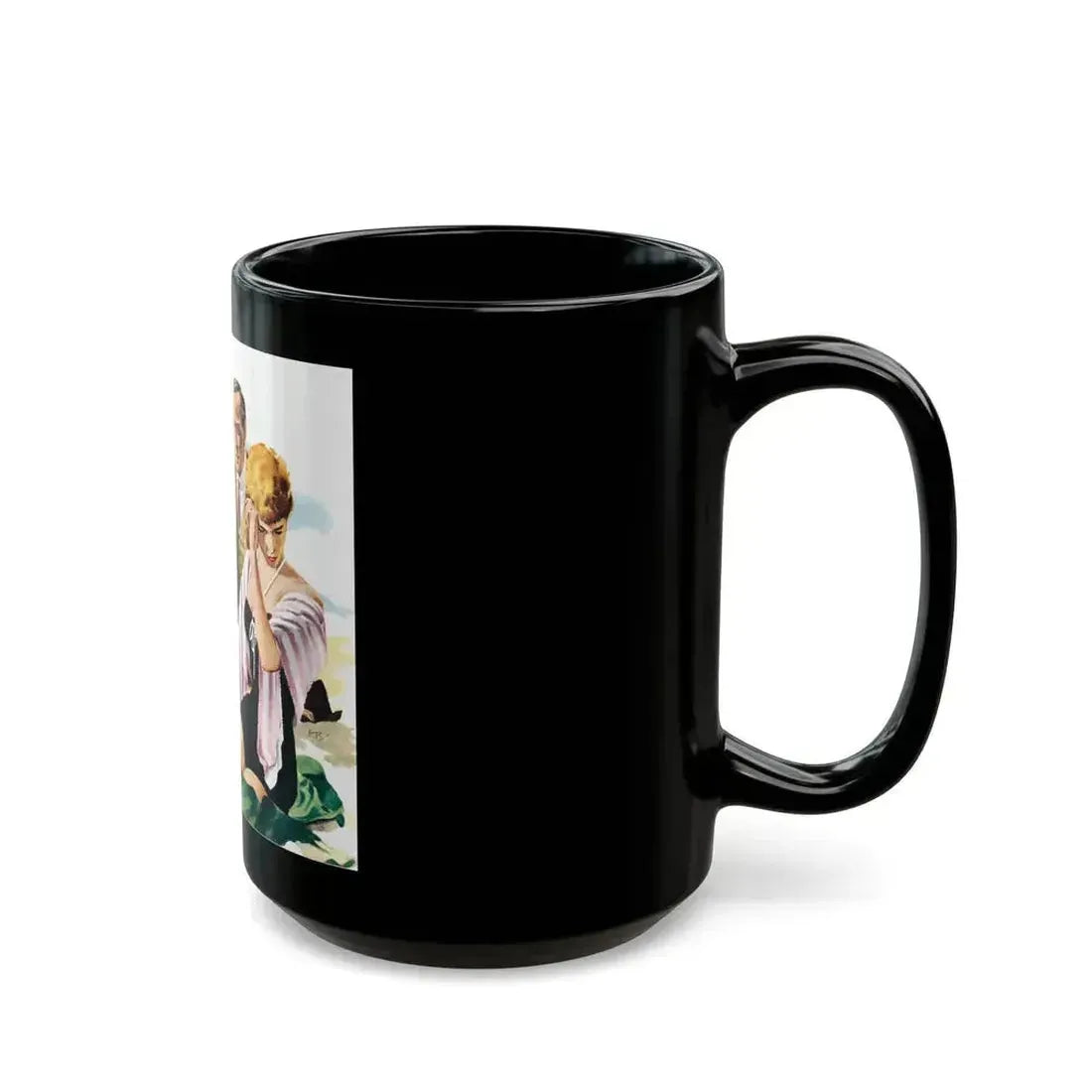 As Far As The Eye Can See by Penelope Mortimer, Homes And Gardens magazine, 1955 - Black Coffee Mug - Go Mug Yourself