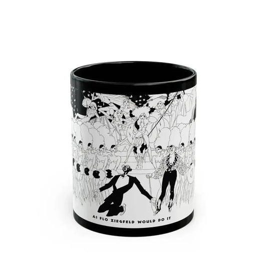 As Flo Ziegfeld Would Do It, Ballyhoo Magazine, November 1931 - Black Coffee Mug 11oz - Go Mug Yourself