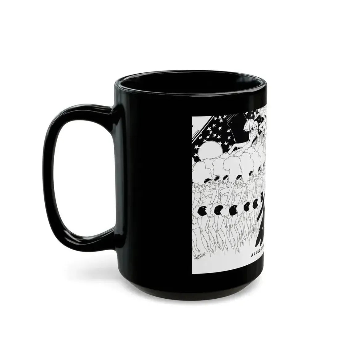As Flo Ziegfeld Would Do It, Ballyhoo Magazine, November 1931 - Black Coffee Mug - Go Mug Yourself