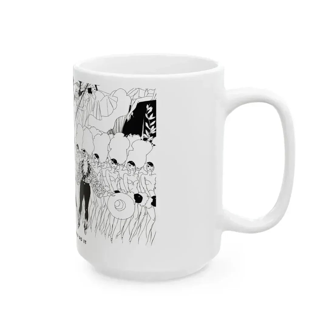 As Flo Ziegfeld Would Do It, Ballyhoo Magazine, November 1931 - White Coffee Mug - Go Mug Yourself