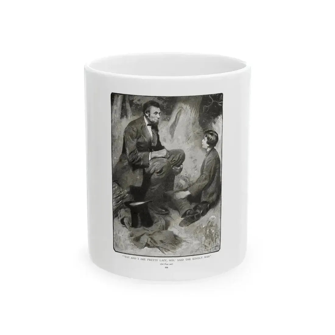 As We Forgive Those (1), St. Nicholas magazine, February 1923 - White Coffee Mug 11oz - Go Mug Yourself