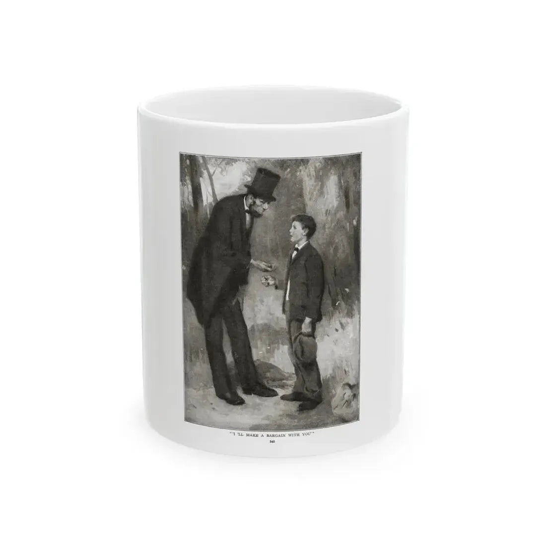 As We Forgive Those (2), St. Nicholas magazine, February 1923 - White Coffee Mug 11oz - Go Mug Yourself