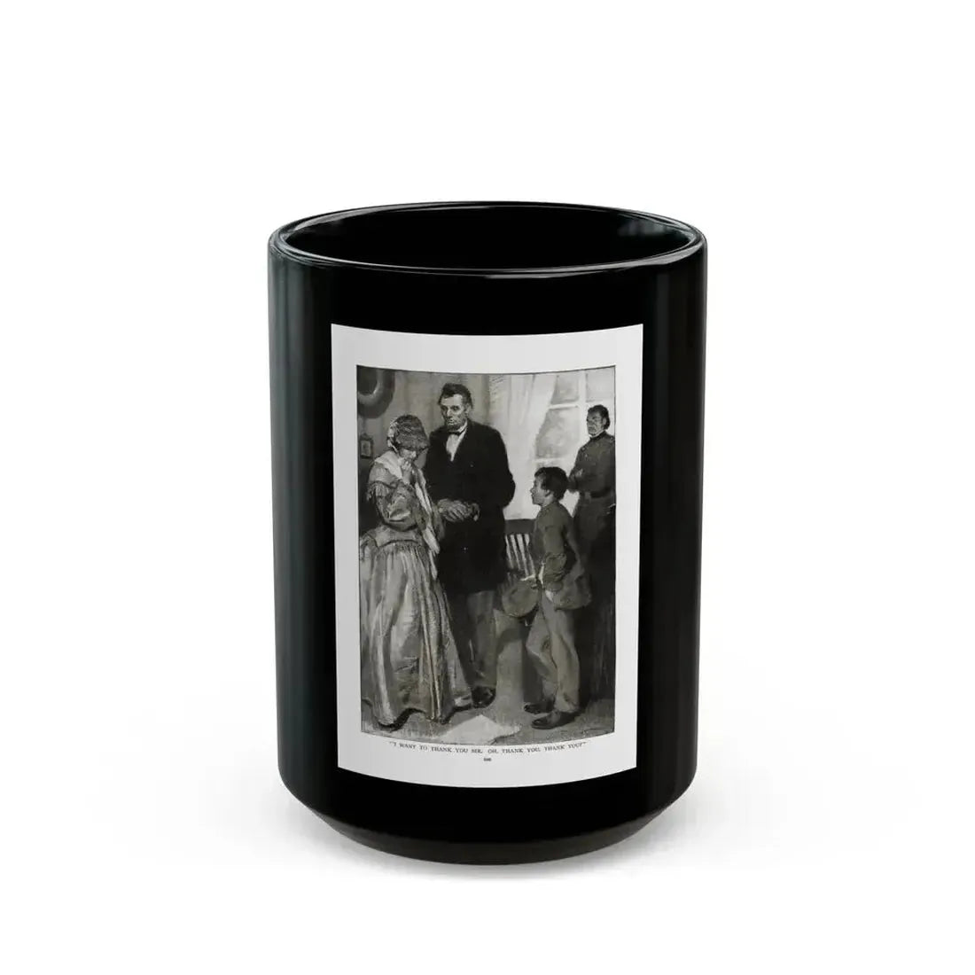 As We Forgive Those (3), St. Nicholas magazine, February 1923 - Black Coffee Mug - Go Mug Yourself