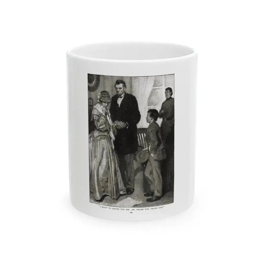 As We Forgive Those (3), St. Nicholas magazine, February 1923 - White Coffee Mug 11oz - Go Mug Yourself