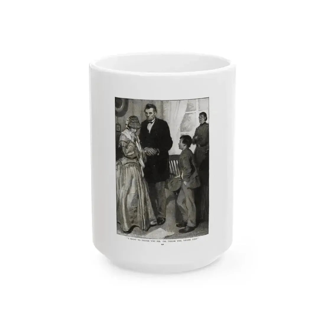 As We Forgive Those (3), St. Nicholas magazine, February 1923 - White Coffee Mug 15oz - Go Mug Yourself