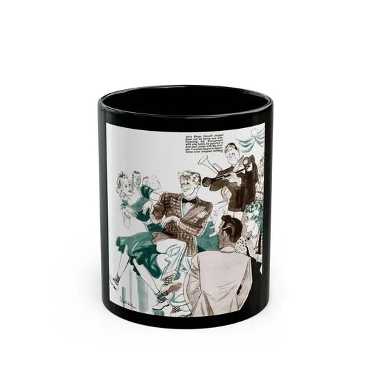Asa Swing It, The Family Circle, August 19, 1938 - Black Coffee Mug 11oz - Go Mug Yourself