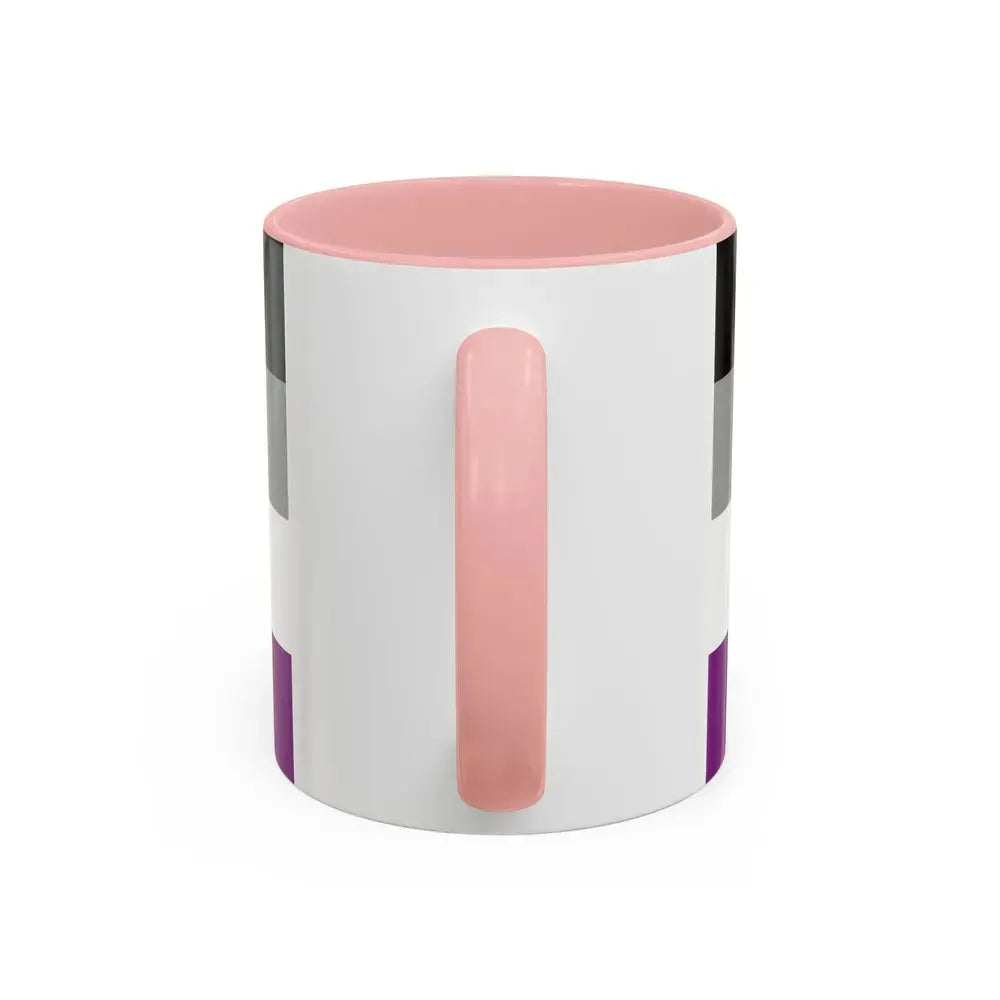 Asexual Pride Flag - Accent Coffee Mug - Go Mug Yourself