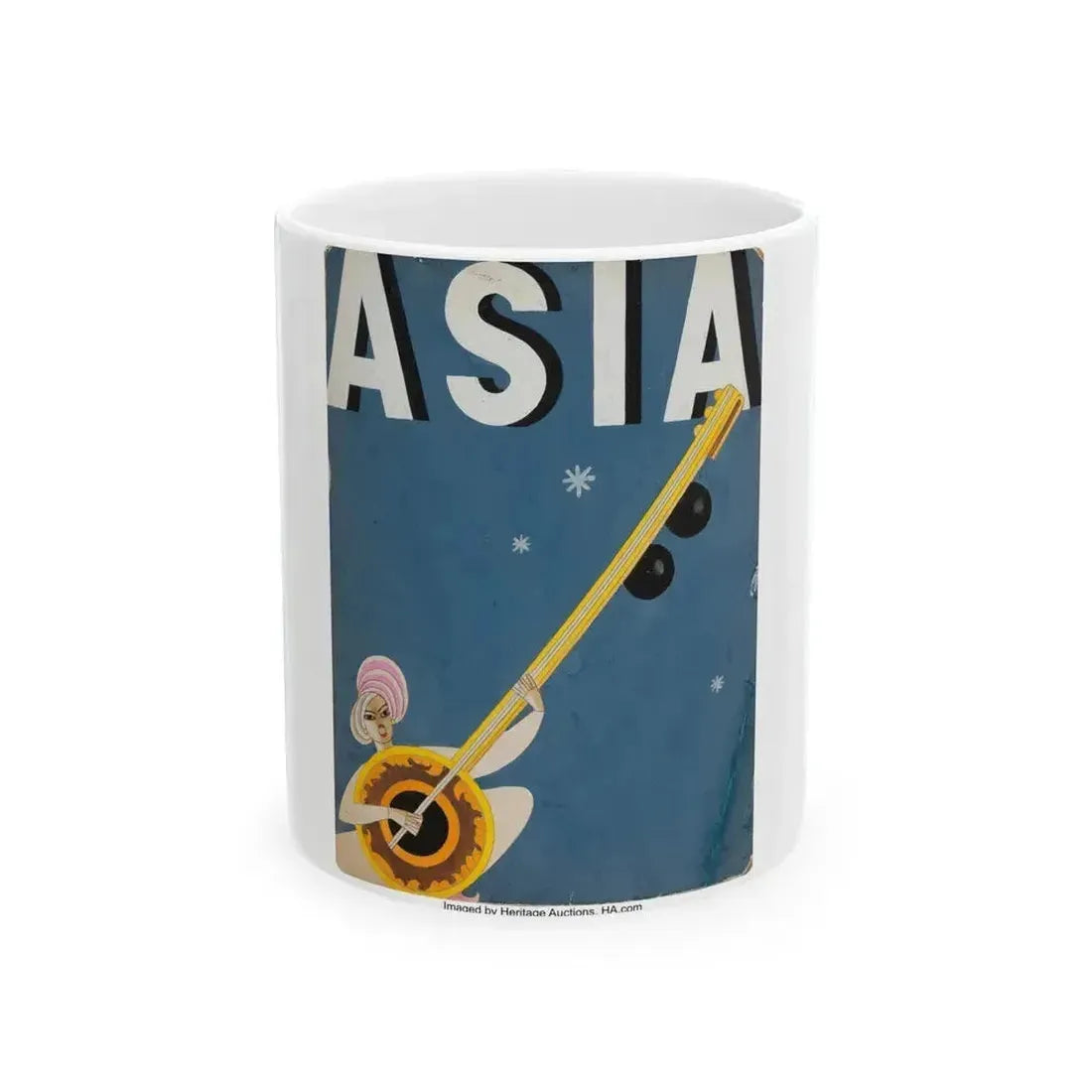 Asia magazine cover, December 1933 - White Coffee Mug 11oz - Go Mug Yourself
