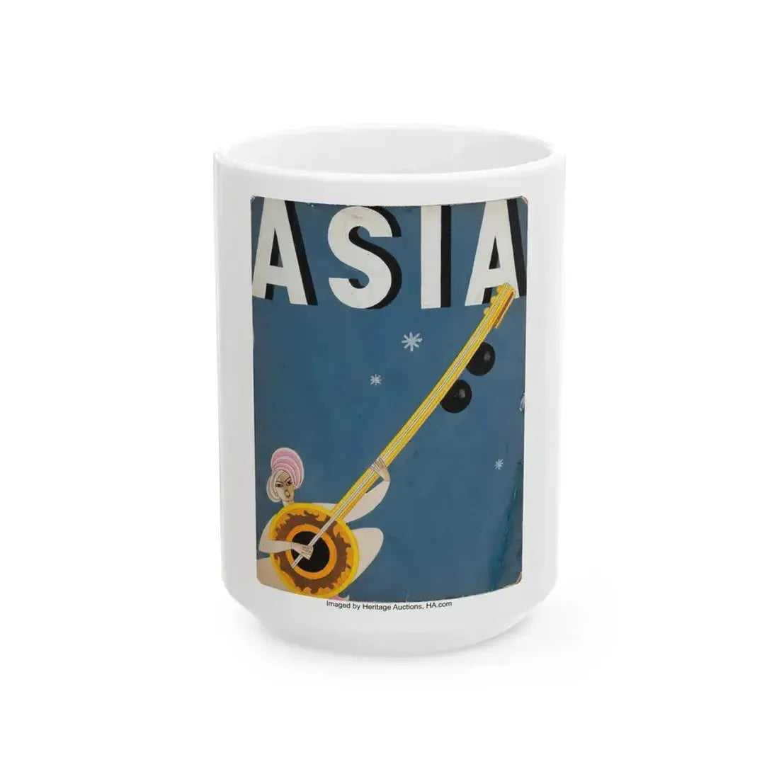 Asia magazine cover, December 1933 - White Coffee Mug 15oz - Go Mug Yourself