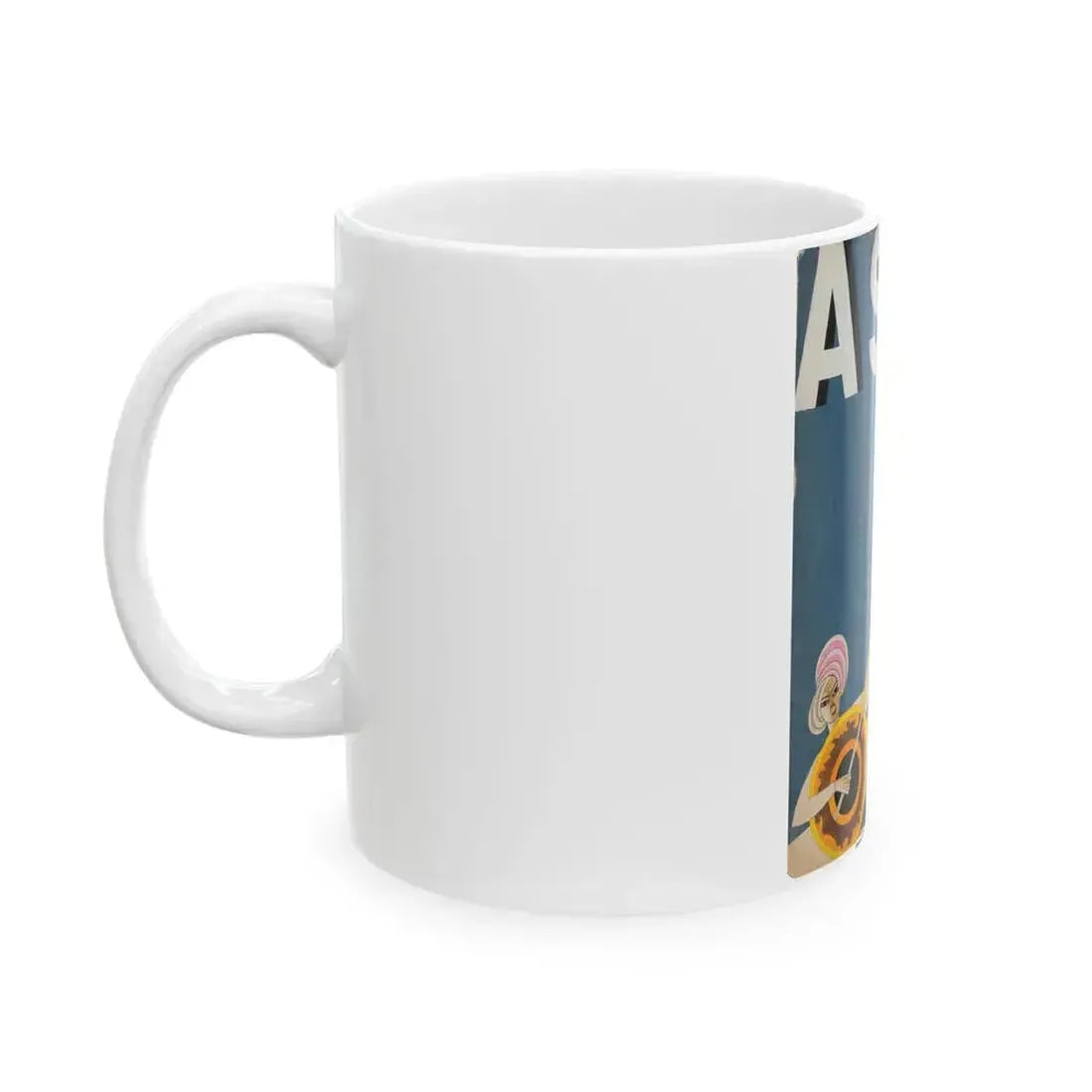 Asia magazine cover, December 1933 - White Coffee Mug - Go Mug Yourself