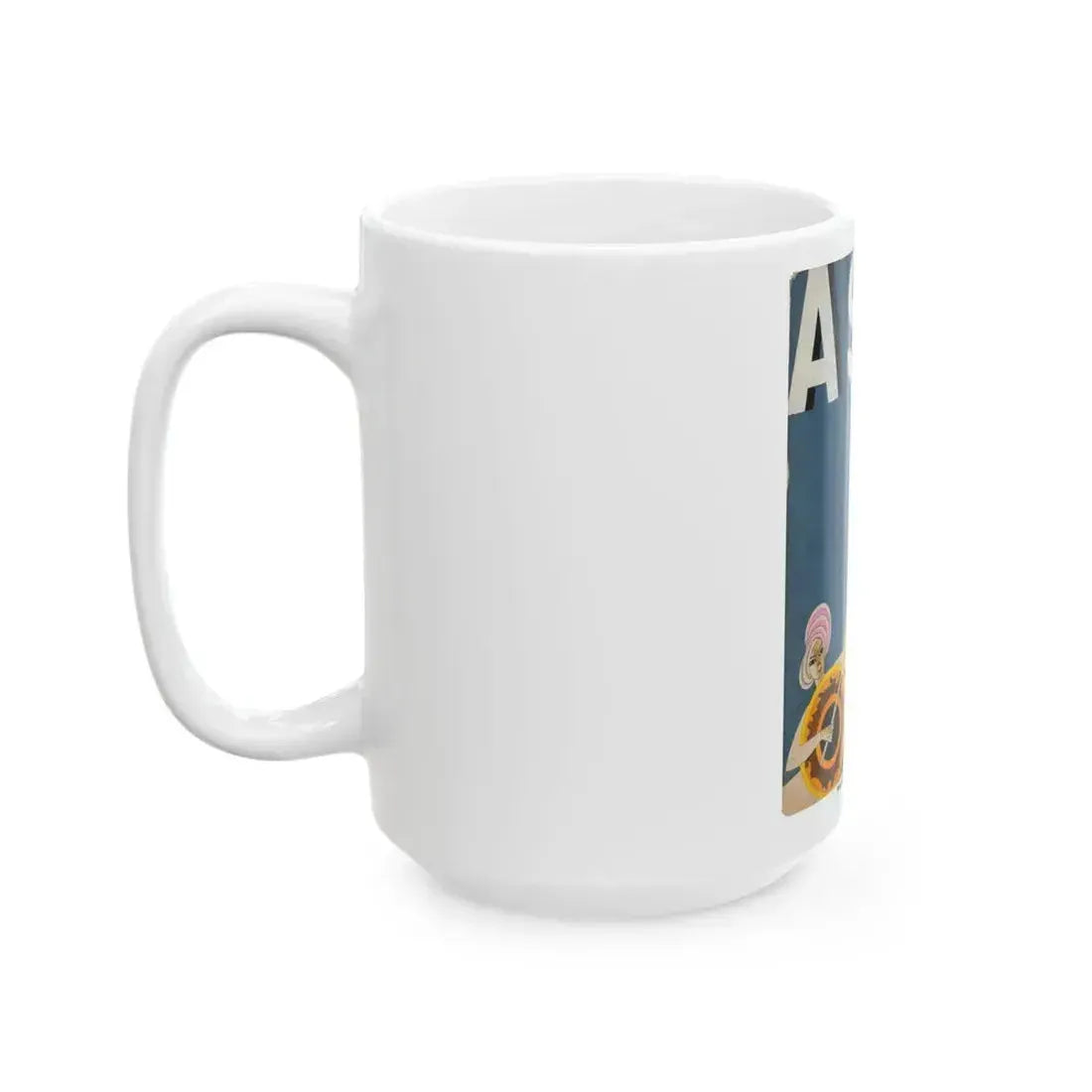 Asia magazine cover, December 1933 - White Coffee Mug - Go Mug Yourself