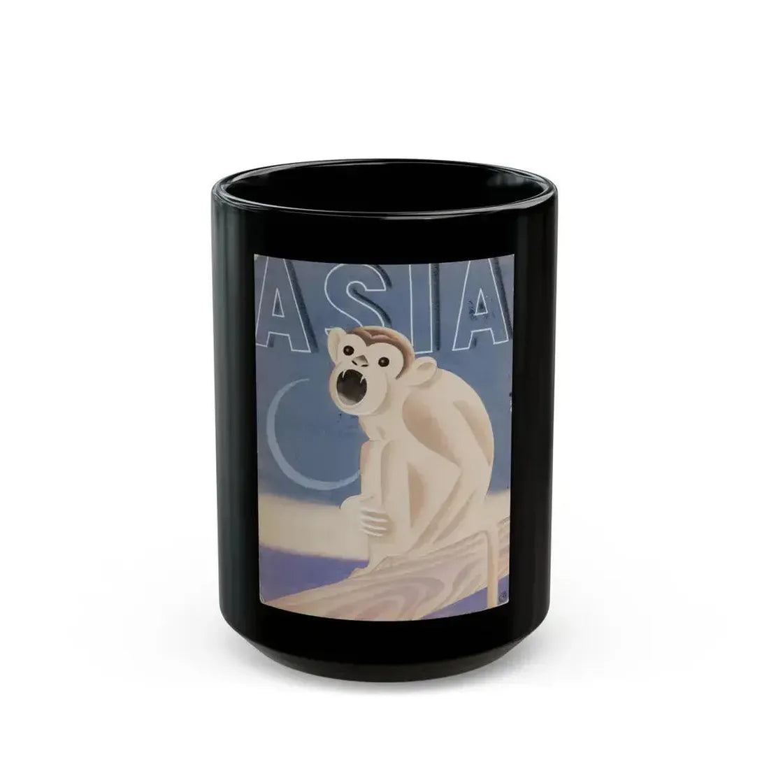 Asia magazine cover, July 1935 - Black Coffee Mug 15oz - Go Mug Yourself