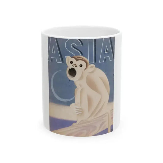 Asia magazine cover, July 1935 - White Coffee Mug 11oz - Go Mug Yourself