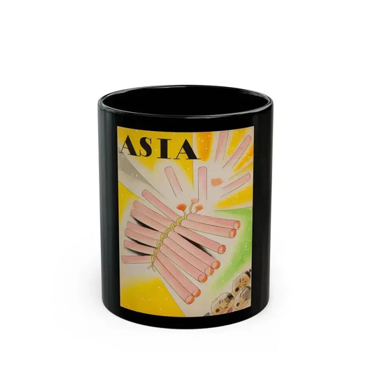 Asia magazine cover, July-August 1932 - Black Coffee Mug 11oz - Go Mug Yourself