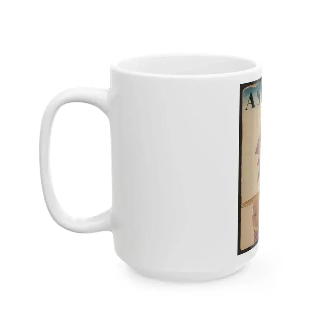 Asia, preliminary magazine cover, circa 1930s. - White Coffee Mug - Go Mug Yourself
