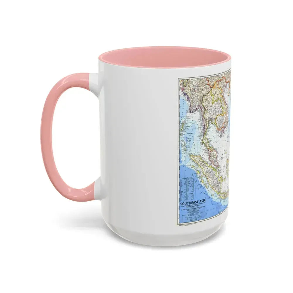 Asia - Southeast (1968) (Map) Accent Coffee Mug - Go Mug Yourself