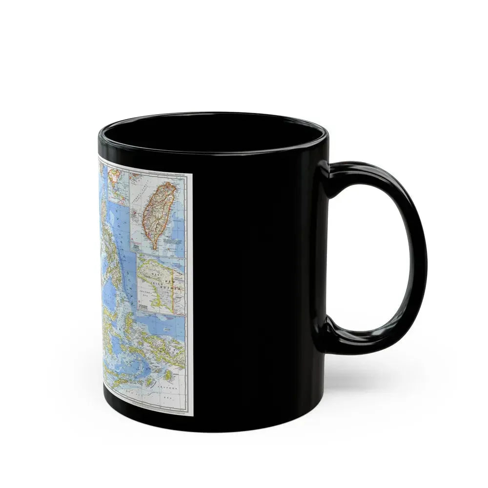 Asia - Southeast (1968) (Map) Black Coffee Mug - Go Mug Yourself