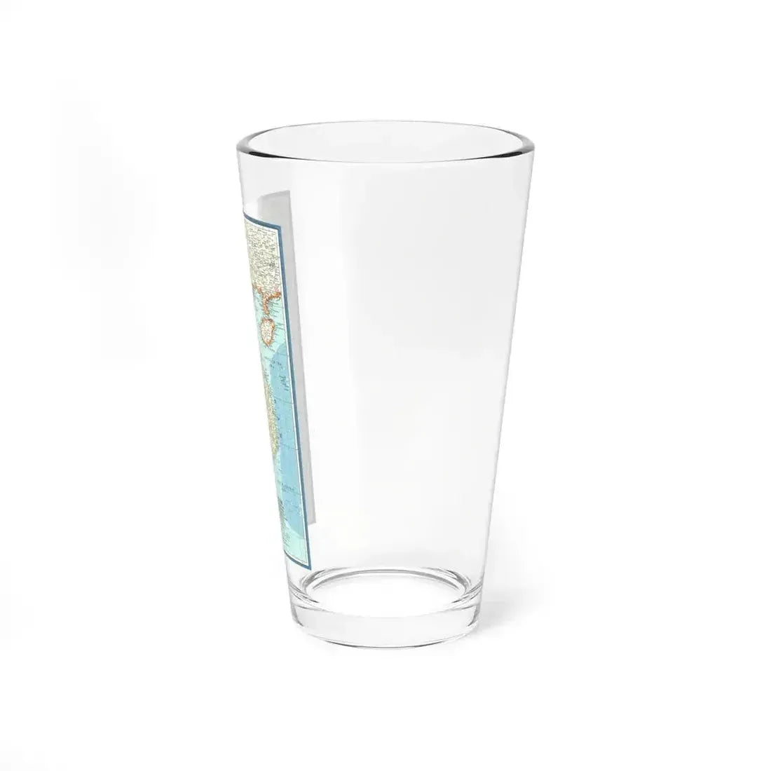 Asia - Viet Nam, Cambodia, Laos (1965) (Map) Pint Glass 16oz - Go Mug Yourself