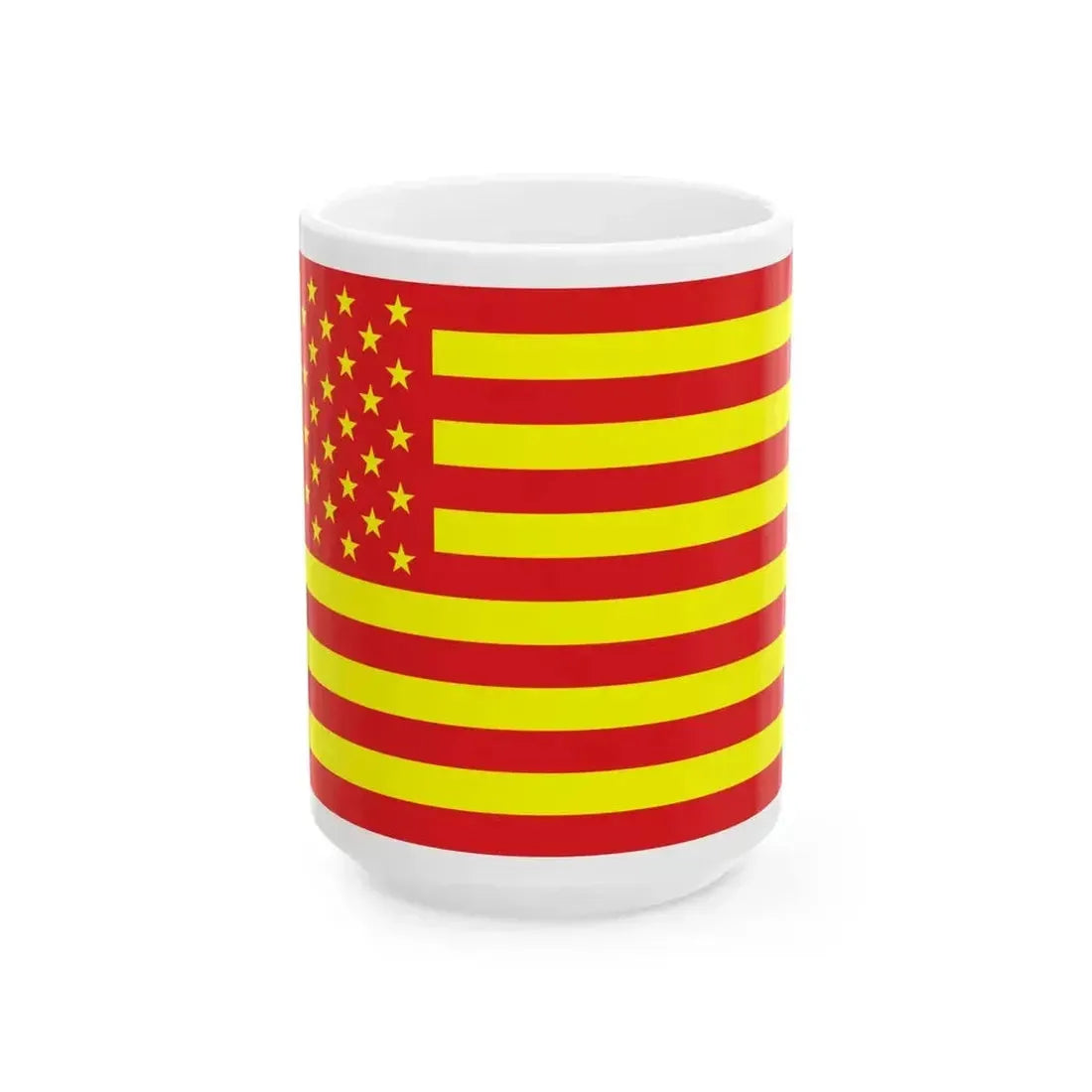 Asian America Flag (United States) White Coffee Mug 15oz - Go Mug Yourself