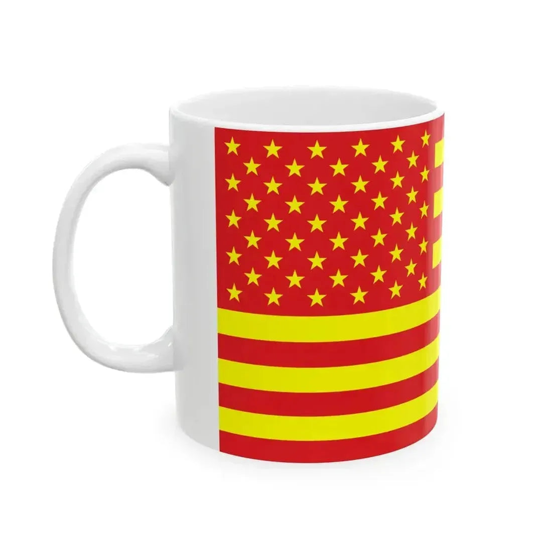 Asian America Flag (United States) White Coffee Mug - Go Mug Yourself