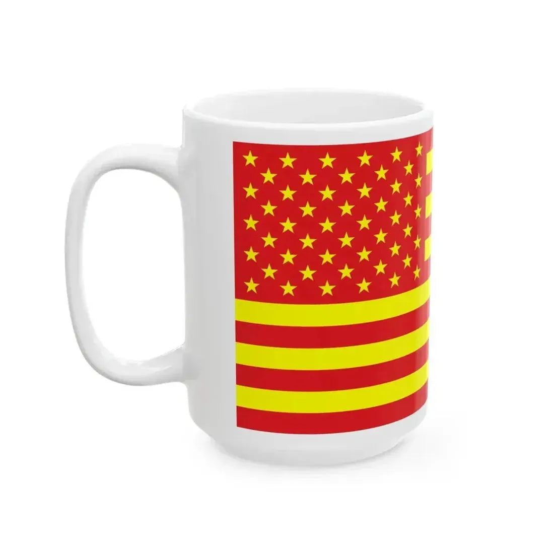 Asian America Flag (United States) White Coffee Mug - Go Mug Yourself