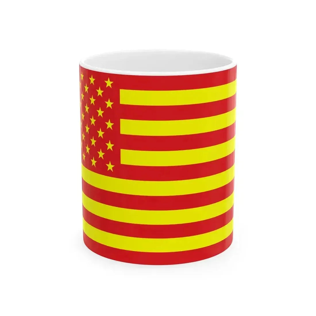Asian America Flag (United States) White Coffee Mug - Go Mug Yourself