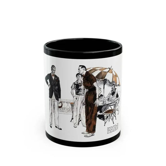 Ask Me No Questions (2), The American Magazine, June 1937 - Black Coffee Mug 11oz - Go Mug Yourself