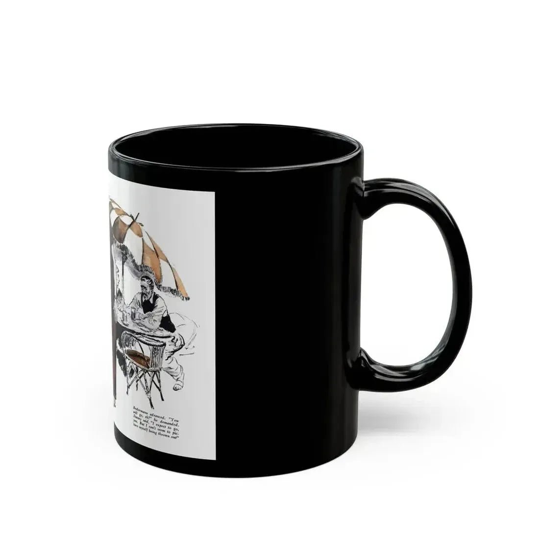 Ask Me No Questions (2), The American Magazine, June 1937 - Black Coffee Mug - Go Mug Yourself