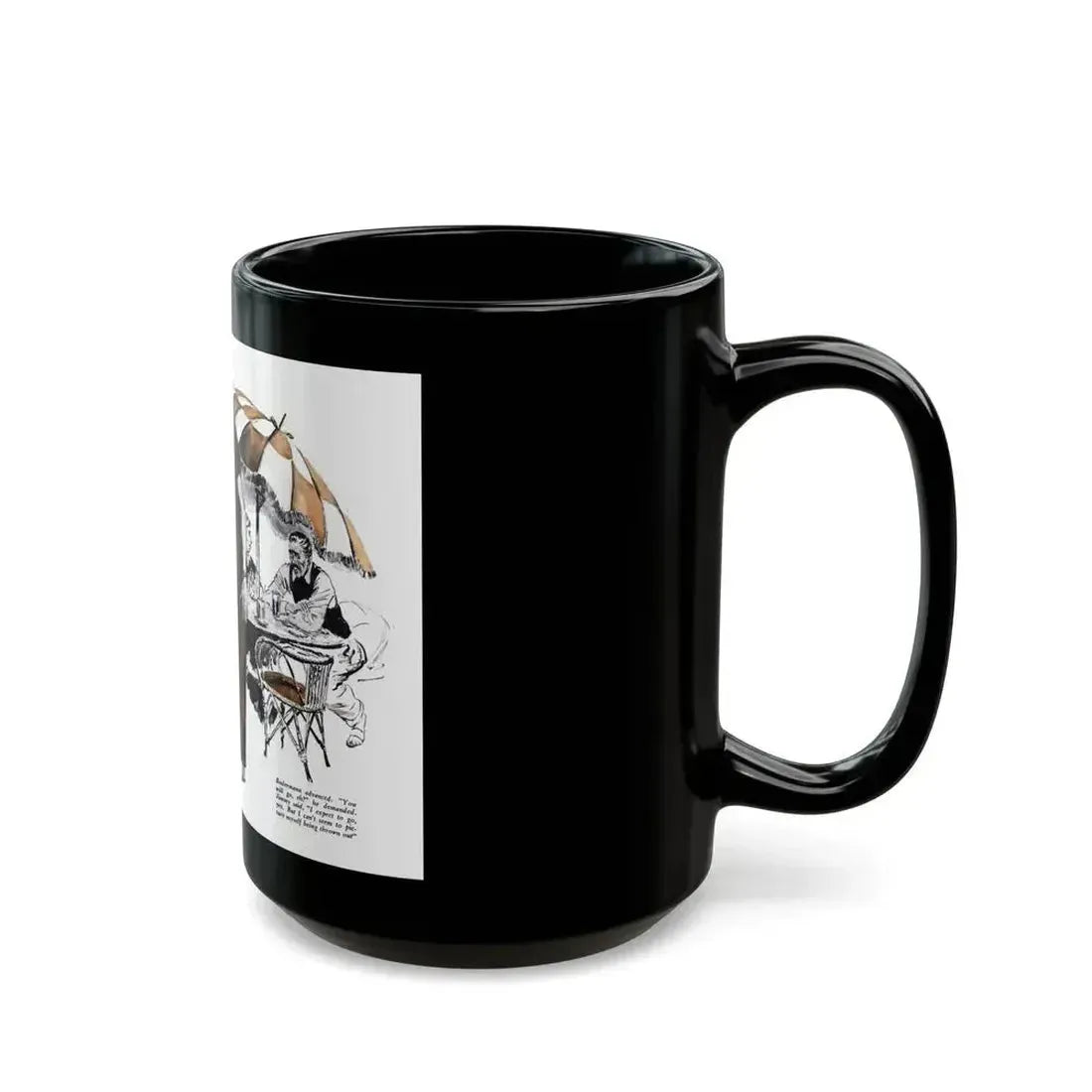 Ask Me No Questions (2), The American Magazine, June 1937 - Black Coffee Mug - Go Mug Yourself
