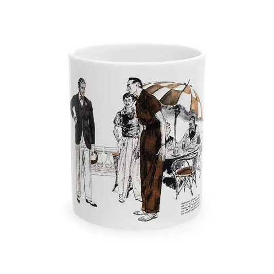 Ask Me No Questions (2), The American Magazine, June 1937 - White Coffee Mug 11oz - Go Mug Yourself
