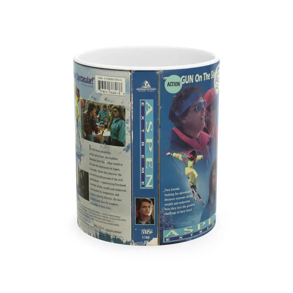 ASPEN EXTREME (VHS COVER) - White Coffee Mug 11oz - Go Mug Yourself
